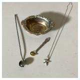 (4PC) STERLING SILVER GROUP | Lot includes the following: (1) Gorham Repousse Small Dish; (1) Gorham
