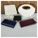 (5PC) VINTAGE COACH, KENNETH COLE & CARLO FELLINI BAGS | Five Wallets & Bags including: (1) Coach Bl