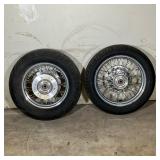 D.I.D. JAPAN MOTORCYCLE WHEELS | Pair of D.I.D. Japan Motorcycle Wheels. Model #15M-CXMT 350 with Du