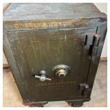 JOSEPH SPECTOR ANTIQUE IRON SAFE | “Joseph Spector 324 Grand St. New York NY” Antique Iron Safe on w