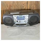 VINTAGE SONY BOOMBOX CFD-V17 | Vintage Sony Boombox, Sony CFD-V17 CD Radio Cassette-Corder works gre