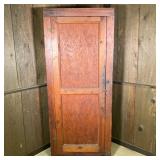 HANDMADE STORAGE CABINET | Tall five-shelf Storage Cabinet in stained pine with plywood pine framed 