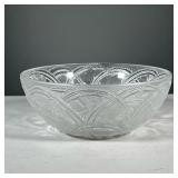 LALIQUE FRANCE FROSTED GLASS BOWL | Signed "Lalique". - h. 3.75 x dia. 9.25 in 
