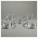 (5PC) STEUBEN GLASS FINGER BOWLS & OTHER | Including four glass finger bowls, plus an ashtray, all s