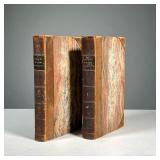 (2PC) MEMOIRS OR MARIE ANTOINETTE | Ex libris Ernest Hamilton Sharp BY MADAME CAMPAN, FIRST LADY OF 