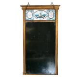 EGLOMISE PANEL MIRROR | w. 17.6 x h. 32 in 