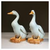 PAIR CERAMIC DUCKS | 