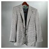 RALPH LAUREN HOUNDSTOOTH BLAZER | Women’s jacket, size 8. - l. 28.5 in (from shoulder)