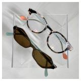 (2PC) FACE A FACE GLASSES | One pair of Face a Face prescription glasses, handmade in France, with c