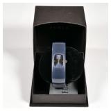[NEW] FURLA WRISTWATCH | New in original box, a squared bangle bracelet watch in blue. - l. 2.25 x w