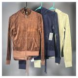 (3PC) JUICY COUTURE SWEATSUITS (NWT) | Includes: Navy blue sweatsuit (L), lime green sweatsuit (L), 