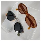 (2PC) PRESCRIPTION SUNGLASSES SET | Two pairs of prescription sunglasses: one by Alain Mikli Paris w