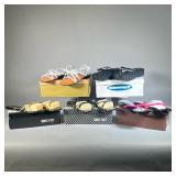 (5PC) (NEW) WOMEN’S SANDALS LOT | Includes; both black and gold Street Feet sandals size 9, white Es