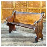 (1PC) HERITAGE UPPER CANADA PEW | Owned by the same family for generations, the pew was used as kitc