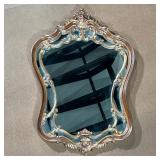 LOUIS XV STYLE CARVED WOOD MIRROR | The Warm golden toned color make this mirror an understated, yet