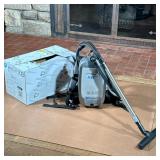 PROLUX X8 BACKPACK VACUUM | Original box, additional attachments and accessories plus bags.