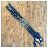 HIKING POLES | Extendable hiking poles with cork grip and rubber tip. - l. 52 in (fully extended)