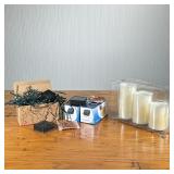 LOT MISC. LED LIGHTING | Including rope lights, wire lights, and and faux candles.