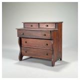 MINIATURE FIVE DRAWER CHEST | l. 9 x w. 6 x h. 9 in