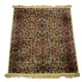 SMALL RUG FRAGMENT | Added fringes. - l. 40 x w. 34 in