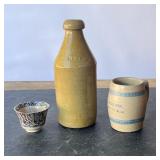 MISC JAR, MUG & BOWL | Mug marked with flaccus bros. - h. 10 in