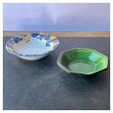 DANSK BOWL AND MARKED BOWL | 1 marked Poterie Milton s. Dieulefit 1 Dansk fruit bowl. - l. 13-1/2 x 