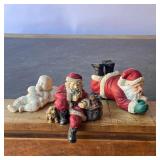 VINTAGE SANTAS & HUSH LITTLE BABY | l. 8 in