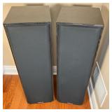 (2pc) Klipsch Speakers | Two Klipsch Floor Speakers “KG3.5 Light Oak” “S/N 089592606” “S/N 276593997