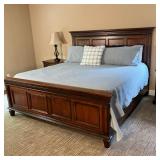 Universal Furniture King Bed | King Bed with tall headboard. Bed frame only. Mattress and box spring