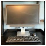 (2pc) Dell Screen & Keyboard | Dell 22” diagonal measured Flat Screen and Dell Keyboard. - l. 21.5” 