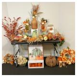 Fall Decor Lot | A very large group of all types of Fall Decorations as shown. - l. 16.5” x h. 24” i