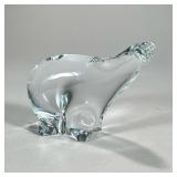 FLYFORS MALERAS GLASS BEAR | Glass bear signed on the bottom. - l. 7 x h. 5 in  Contact All Country 