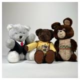 (3pc) DAKIN & OTHER BEARS | Including a Dakin 1980 Russian Olympic mascot "Misha" bear plush and a 1