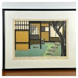 KIYOSHI NAGAI (1949-2019) WOODBLOCK PRINT | The region of stillness. Woodblock print on paper. 11.5 