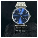 LUCIEN PICCARD WRISTWATCH | Lucien Piccard LP 27024BU watch with blue dial and flexible stainless st