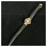 ERNEST BOREL COCKTAIL KALEIDOSCOPE WATCH | Featuring black dial with blue rotating kaleidoscope cent