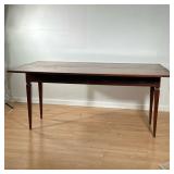 FLIP-TOP CONSOLE/ DINING TABLE | Converting from a console table to a dining table, having 2 panel f