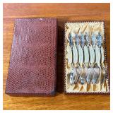 BRUCKMANN SILVERPLATE DEMITASSE SPOONS | Set of 6 Bruckmann Silverplate demitasse spoons. - l. 7 x w