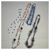 MIXED COSTUME JEWELRY NECKLACES | Including blown glass necklaces, beaded necklaces, and more!