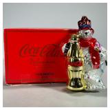 Coca-cola Polonaise Ornament | Cole Millennium Bear AP 1238 in original box, hand crafted in Poland 