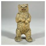 Cast Iron Still Bank | Cast iron bank in the form of a standing bear, no apparent markings or dates.