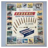 Federal Fire Cartridges Poster | Game Animals of America cardstock poster: Federal Center Fire Cartr