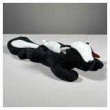 1995 "STINKY" TY Beanie Baby | Skunk Beanie Baby, style 4017, with swing tag; PVC pellets.