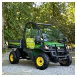 DIESEL JOHN DEERE GATOR 855D 4X4 SIDE-BY-SIDE WITH DUMP BED | 855D John Deere side-by-side with encl