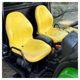 DIESEL JOHN DEERE GATOR 855D 4X4 SIDE-BY-SIDE WITH DUMP BED | 855D John Deere side-by-side with encl