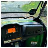 DIESEL JOHN DEERE GATOR 855D 4X4 SIDE-BY-SIDE WITH DUMP BED | 855D John Deere side-by-side with encl