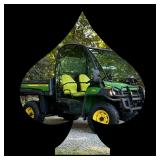 DIESEL JOHN DEERE GATOR 855D 4X4 SIDE-BY-SIDE WITH DUMP BED | 855D John Deere side-by-side with encl