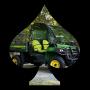 DIESEL JOHN DEERE GATOR 855D 4X4 SIDE-BY-SIDE WITH DUMP BED | 855D John Deere side-by-side with encl