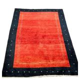 Persian Wool Gabbeh Carpet | Zollanvari Co. hand made Iranian Kashkuli carpet of 100% wool having a 