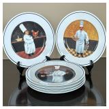 (6pc) Williams-Sonoma Chef Plates | Chef series. - dia. 10.75 in